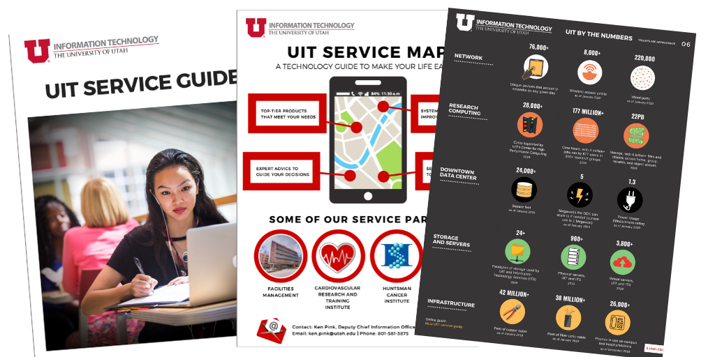 The UIT Service Guide PDF document provides a broadly representative look at UIT services and highlights how the organization supports its partners.