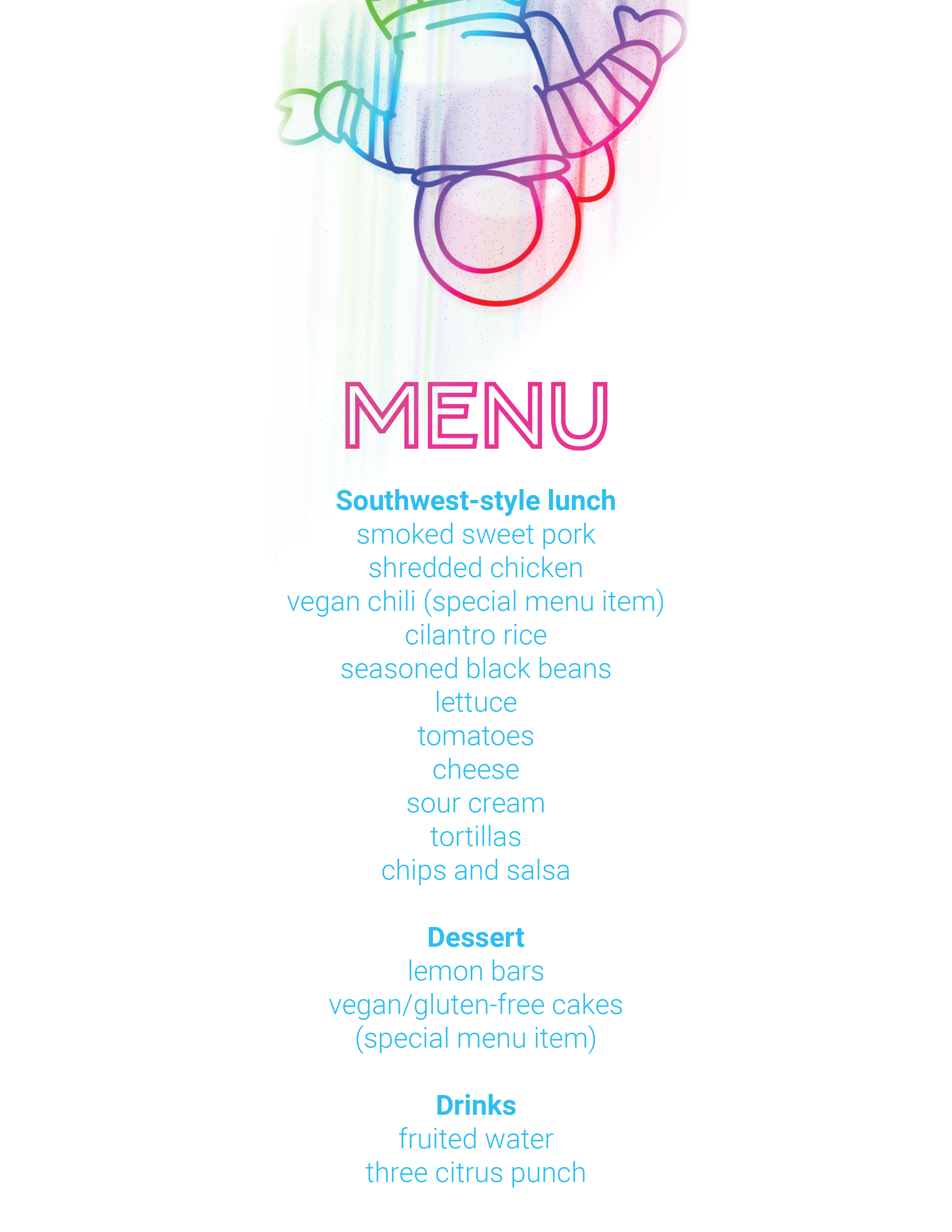 Click on the image to download the menu.