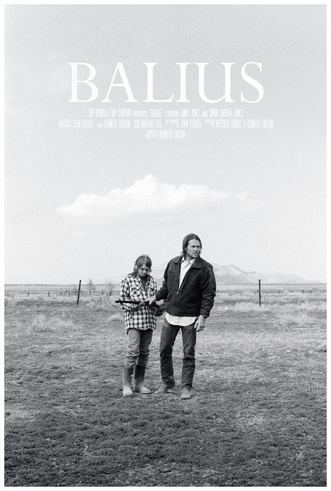 Promotional poster for Kenny Larson's short film Balius 