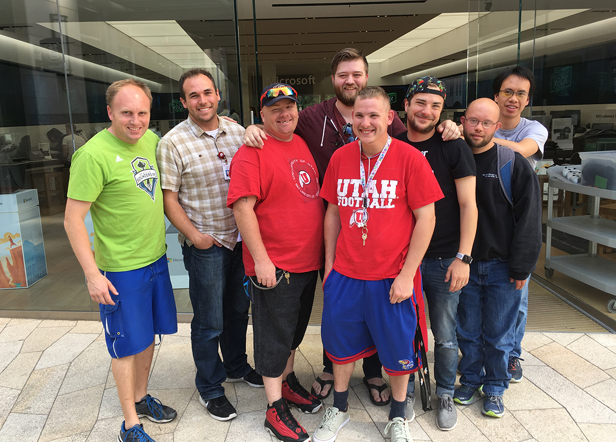 Utah special athletes and Unified Partners attended the Xbox Gaming Tournament 6/2 at the 2018 Special Olympics USA Games at the University of Washington.