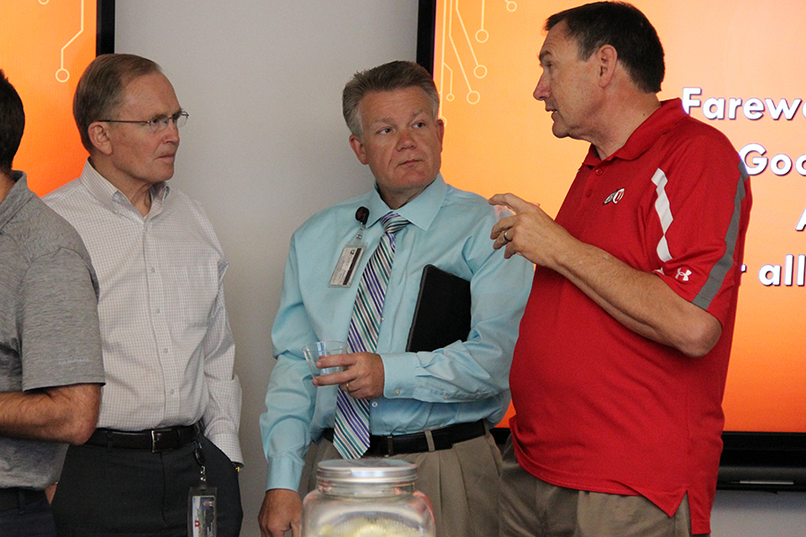 Chief Information Security Officer Randy Arvay's farewell reception