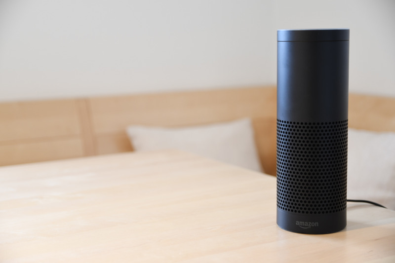 (Canva) The Amazon Echo is an IoT device.