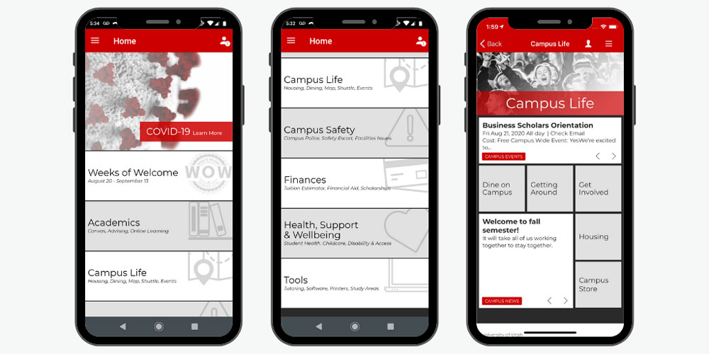 Version 2.0 of the MobileU will launch on August 30. The home page has been completely redesigned, and new features have been added.