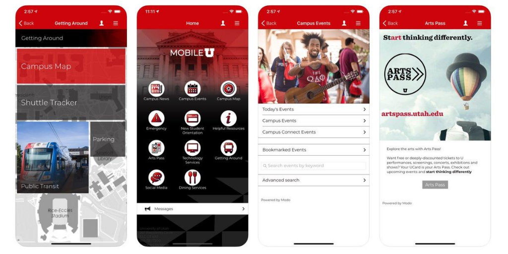 The MobileU app debuted in March 2020, becoming the university’s first centralized smartphone app. It aims to help U students connect to campus life, news, events, and resources on the go.