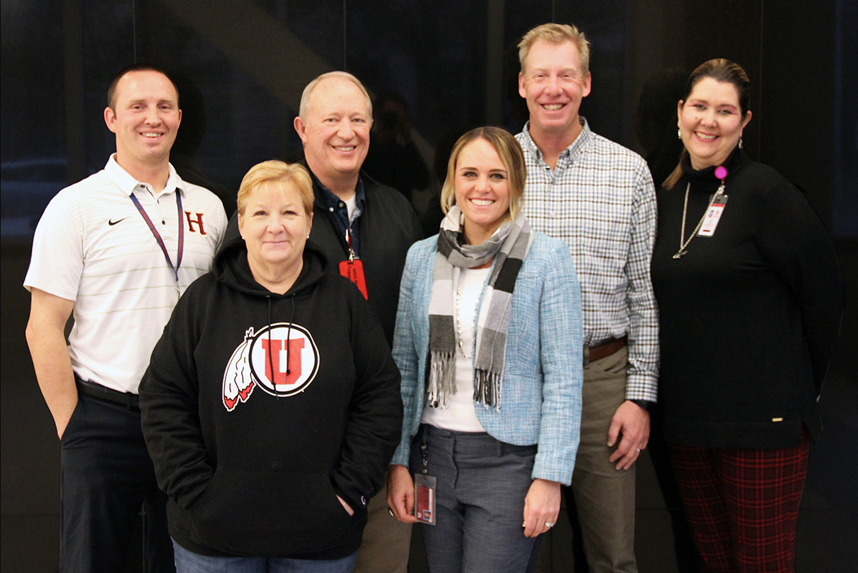 L-R: Eric Jensen, Teri Pearson, Bryan Morris, Amy Talbot, Todd Smith, and Lisa Osborne.