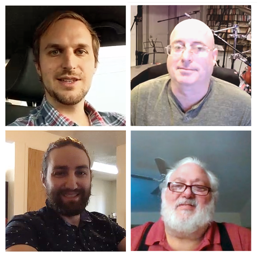 Network Edge team, top, L-R: Chris Robinson and Tom Warnick; bottom, L-R: Nick Bradberry and Rick Titus.