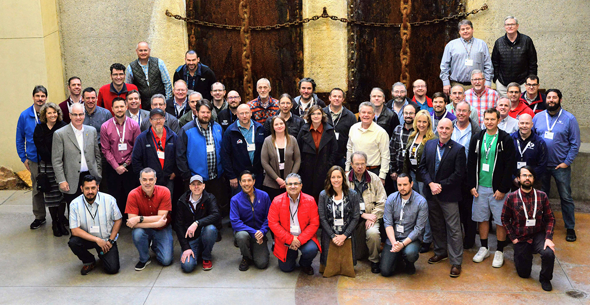 Westnet members pose for a photo during the biannual meeting in January 2020 at the University of Arizona.