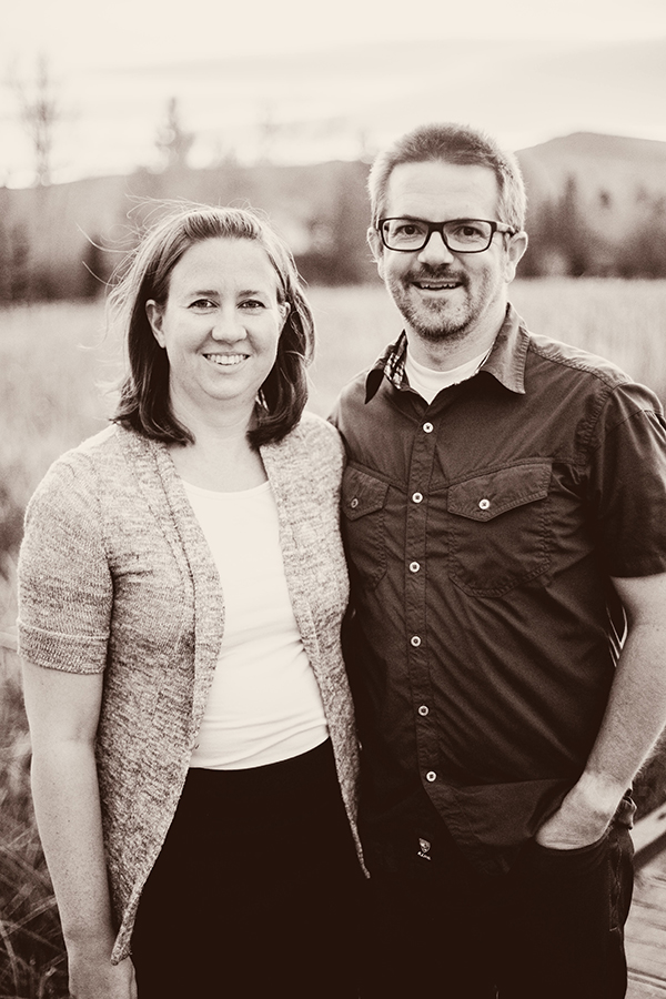 Brian Harris, principal data warehouse engineer, with his wife Katrina.