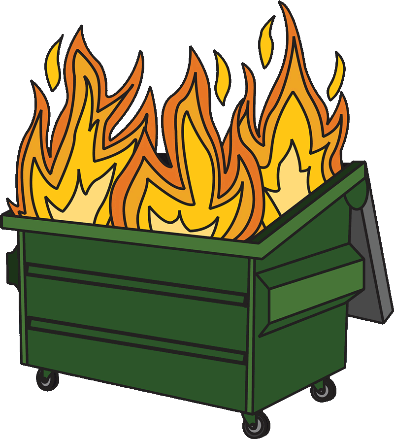 2020 dumpster fire png - Hopshack