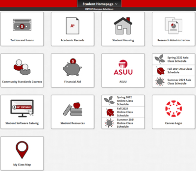 My Class Map has a tile on the CIS Student Homepage so students can access it easily.