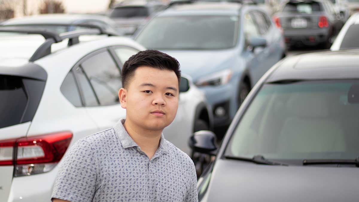 William Pepper, who studied computer science at the U, is the creator of Parq, an app that allows home and business owners to rent their parking spots.