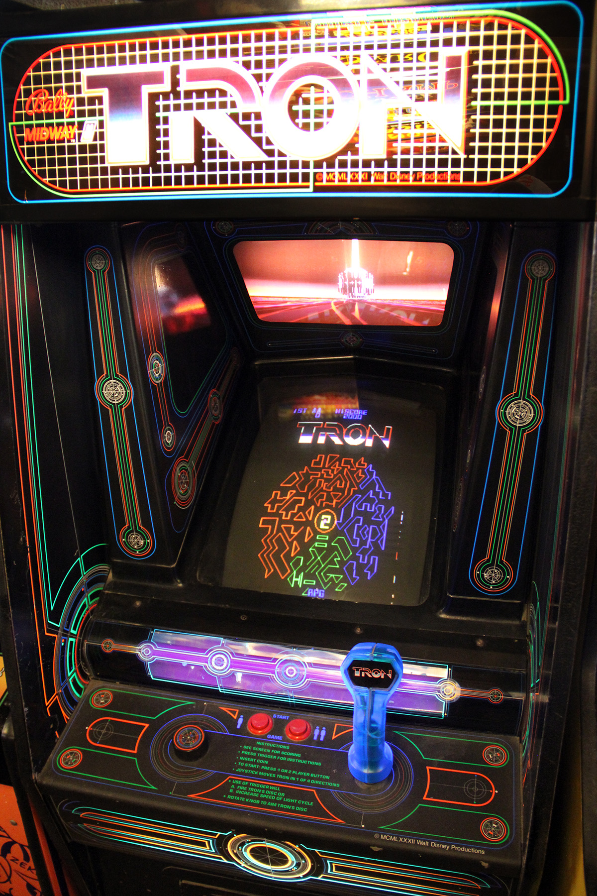 The game version of Tron came out in 1982, the same year as the film.