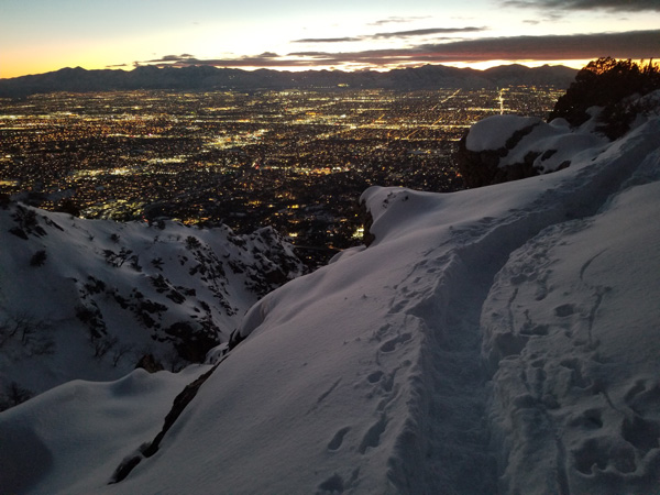 “Salt Lake Valley from Olympus” by Ray Daurelle took third place in the DCIO Photography Contest.