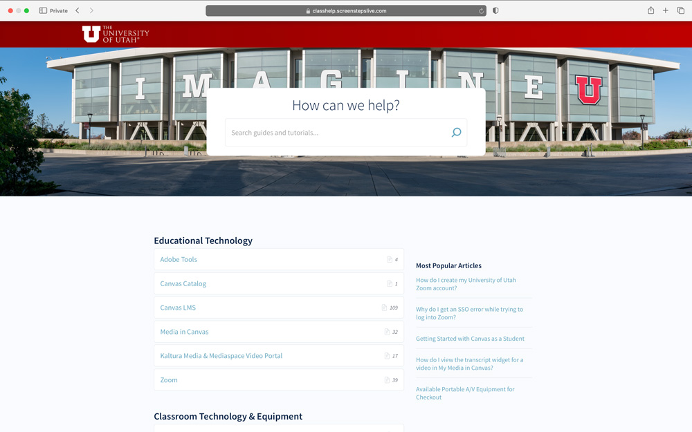 A screen capture of DLT’s new Knowledge Base site.