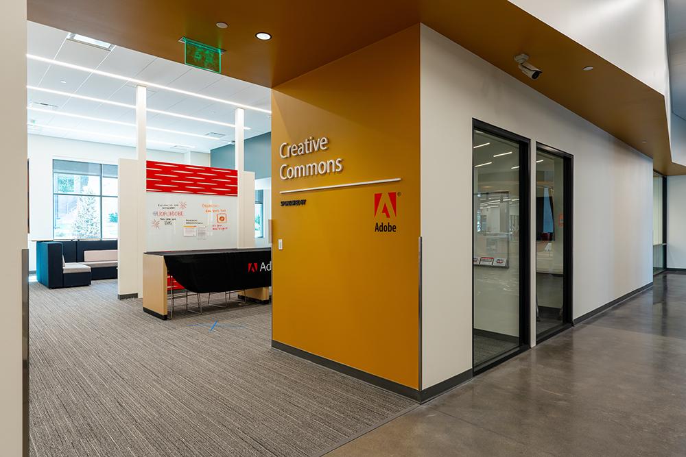 Adobe Creative Commons is located on the first floor of Kahlert Village (photo courtesy of the University of Utah)