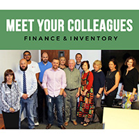 Meet your colleagues: Finance & Inventory