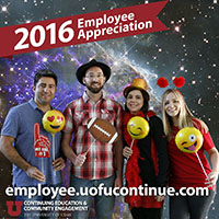 Staff members rep UIT at Employee Appreciation Day