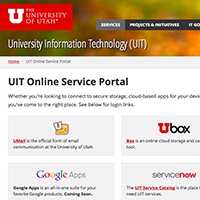 UIT launches Online Services Portal page