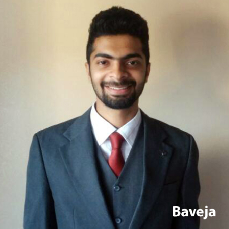 Student employee Raunaq Baveja