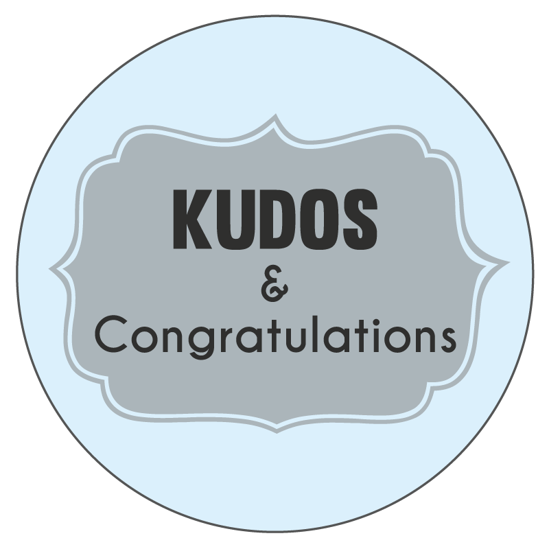 Kudos & Congratulations - April 2018