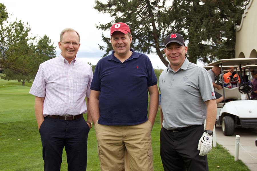 From left: CIO Steve Hess, CTO Jim Livingston  and CISO Randy Arvay.