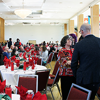 The Student Affairs winter luncheon was held in the Student Union ballrooms.