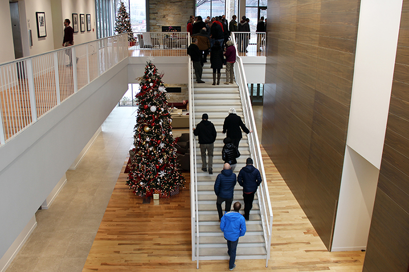 The UIT Holiday Luncheon in December of 2018 moved to new digs — the Cleone Peterson Eccles Alumni House.