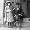 From the William Edward Hook collection: “Unidentified couple.” Image courtesy of J. Willard Marriott Library.