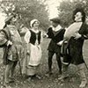 From the Lila Eccles Brimhall collection: Scene from outdoor production of "Twelfth Night" performed on the University of Utah campus in 1914. Image courtesy of J. Willard Marriott Library.