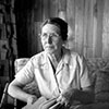 From the Juanita Leone Leavitt Pulsipher Brooks collection: A snapshot of Juanita Brooks, American historian and author, presumably in her home in southern Utah. Image courtesy of J. Willard Marriott Library.