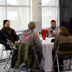 Scenes from the UIT Holiday Luncheon on December 11, 2023, at the Utah Olympic Oval. (Photo courtesy of Craig Bennion)