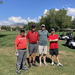 Scenes from the 14th annual ITS-UIT golf tournament (image courtesy of Mark Curtz).