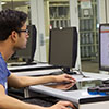 University of Utah student Krishna Gaurav tests the new CIS portal on Thursday, May 25, 2017.