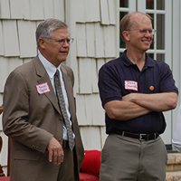 Kevin Taylor at Steve Hess's retirement party