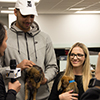 UberPuppies visits USS on National Puppy Day