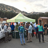 TreeUtah volunteers gather at Alta Ski Area.