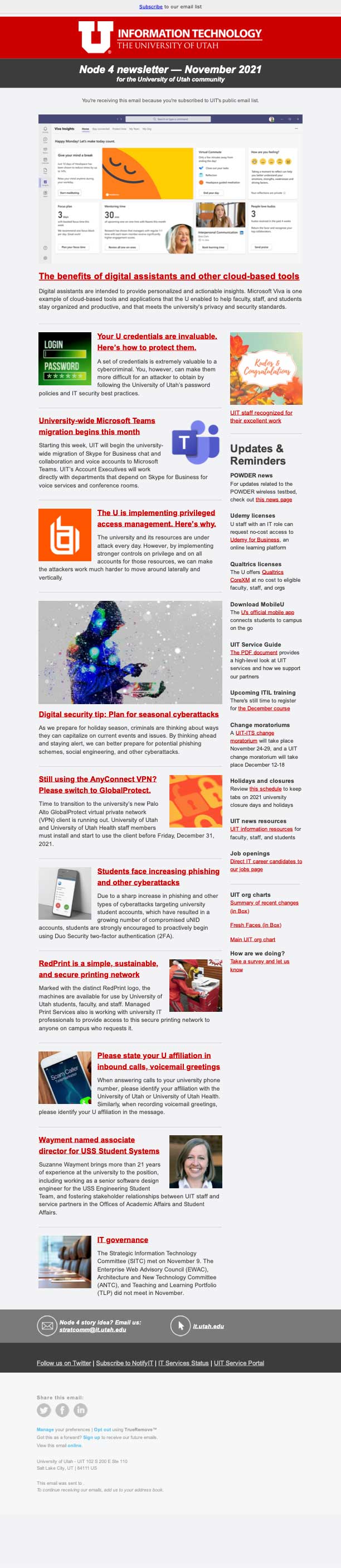 Node 4 newsletter — November 2021 Node 4 newsletter — November 2021