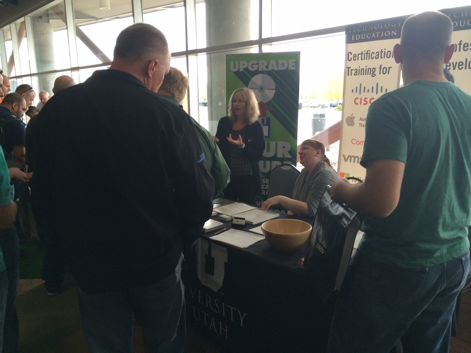 Technology Education booth at a Cisco event.